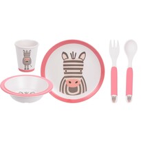 5dílná dětská jídelní sada, Zebra 5dílná dětská jídelní sada, Zebra