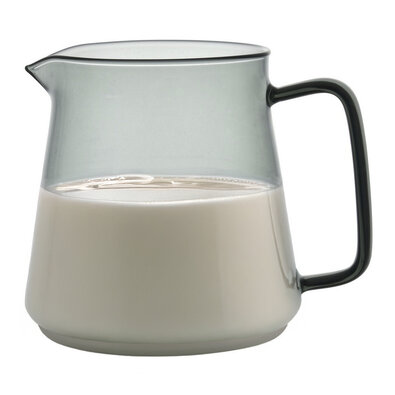 4Home Steklena steklenica za mleko HazeHot&amp;Cool 550 ml, 1 kos