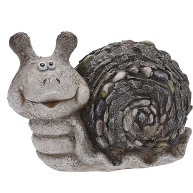 Decorațiune de grădină Melc, 21 cm