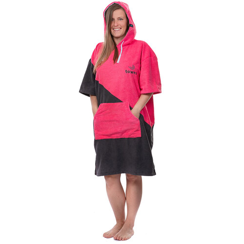 Towee Surf Poncho Double Rosa, 70 x 100 cm