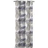 Restilo Blackout Palm Leaves függöny, kék, 140 x 245 cm