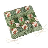 Adéla Patchwork steppelt székpárna zöld, 40 x 40 cm Adéla Patchwork steppelt székpárna zöld, 40 x 40 cm