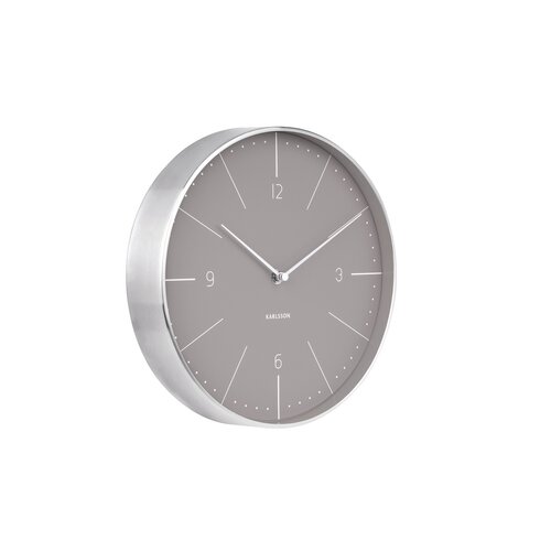 Karlsson 5682GY Designowy zegar ścienny, 28 cm