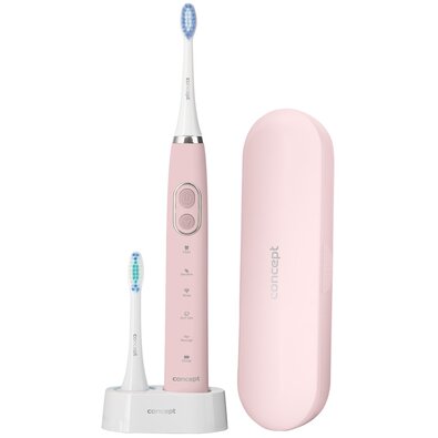 Conzept ZK4012 Schallzahnbürste mit ReiseetuiPERFECT SMILE, Rosa