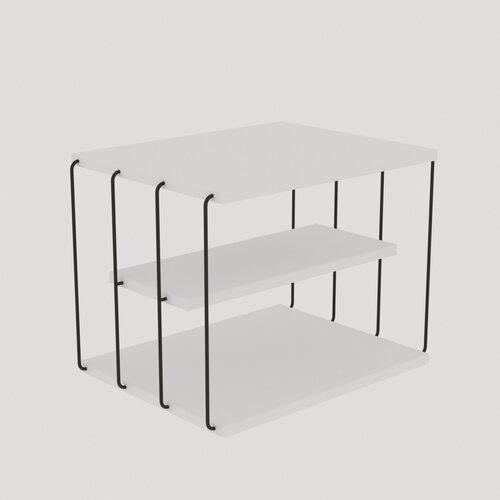 Beistelltisch Lifon White