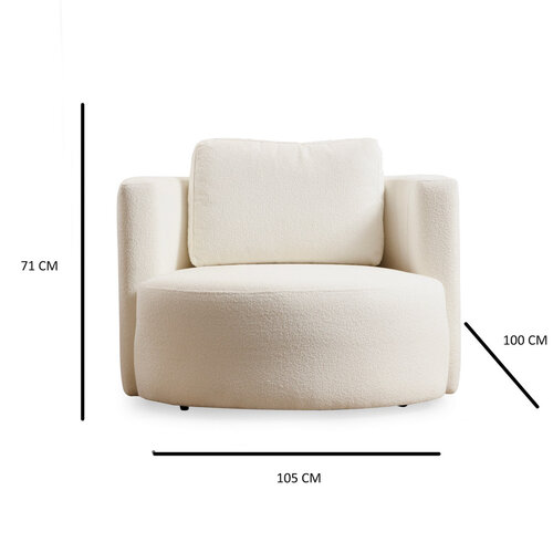 Asos Cream Wing Scaun