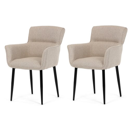 Súprava  jedálenských stoličiek DCH-J2159 CRM2, 2 ks