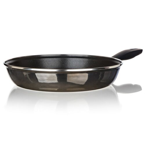 Bankett Zománc serpenyő METALLIC Fekete 28 cm,tapadásmentes felülettel