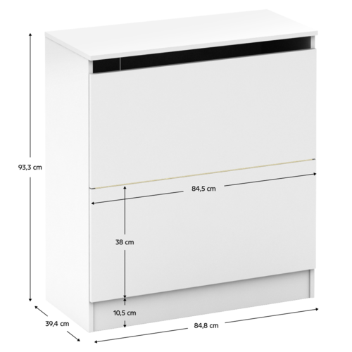 BETTY 2 paplanhuzat, fehér