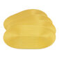 Suport farfurie Deco, oval, galben, 30 x 45 cm, set 4 buc.