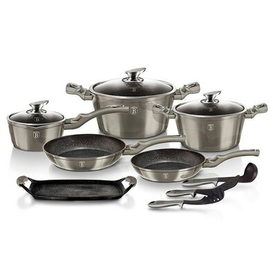 Set veselă 12 piese Berlinger Haus CarbonMetallic Line