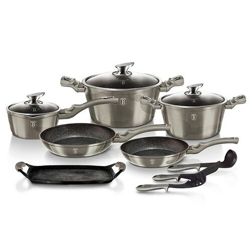 Set veselă 12 piese Berlinger Haus CarbonMetallic Line