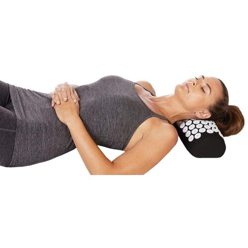 Akupressurkissen für den Nacken, schwarz