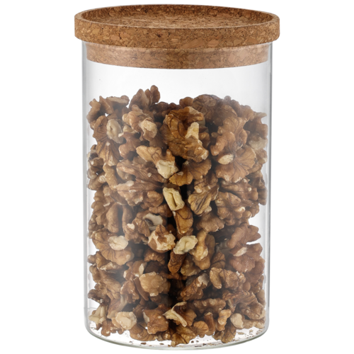 4Home Szklany pojemnik do żywności z pokrywką Cork, 850 ml