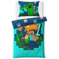 Gyermek ágynemű Minecraft Alex és Steve , 140 x200 cm, 70 x 90 cm, 140 x 200 cm, 70 x 90 cm