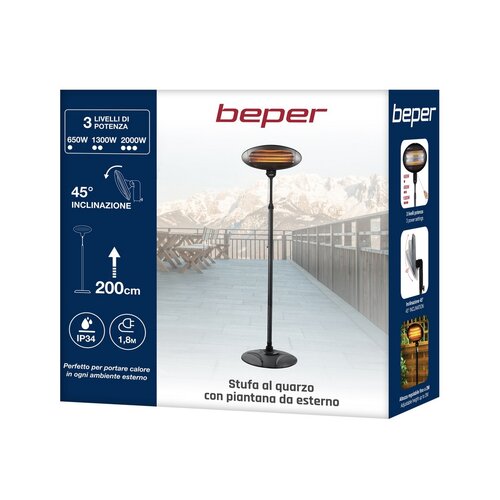 Beper P203PAN002 încălzitor de exterior cu suport