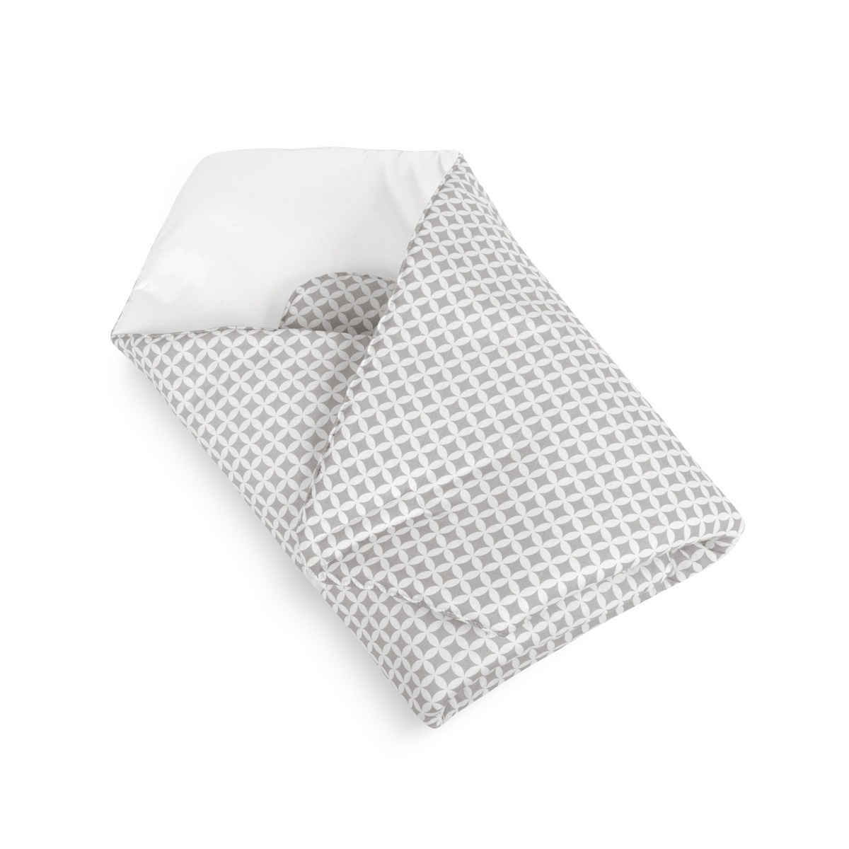 Bellatex Rożek dziecięcy Romby szary, 75 x 75 cm