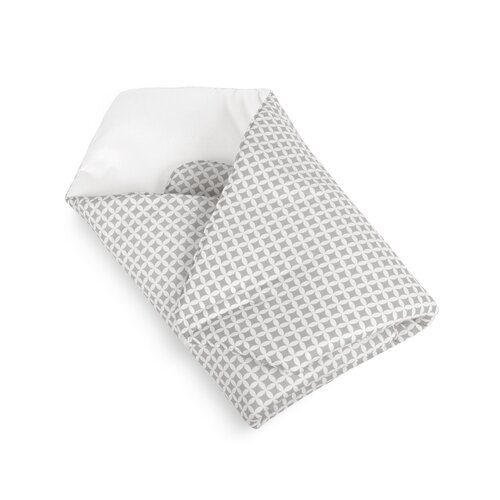 Pernuță înfășat copii Bellatex Cosmos pătrate gri,75 x 75 cm