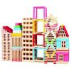 Bino Holzbauset Stadt, 150 Teile