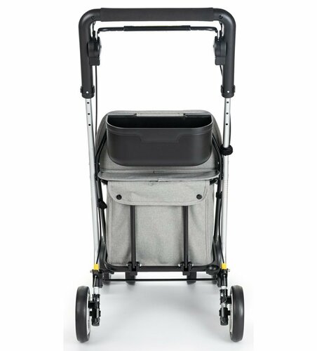 Carlett Senior Comfort nakupovalna torba nakolesih 29 l, siva
