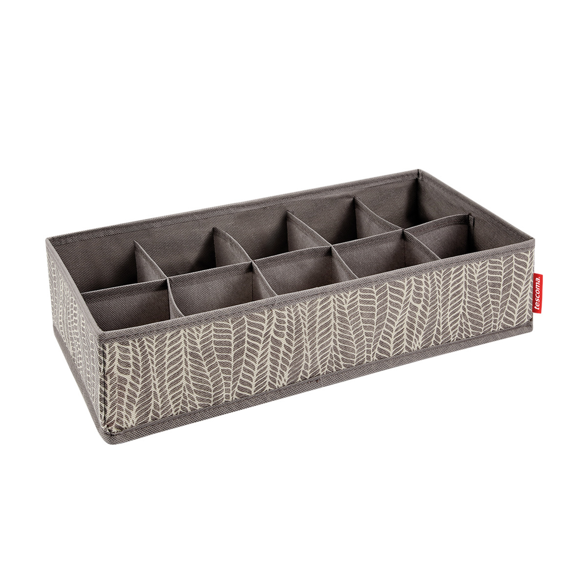 Tescoma FANCY HOME zokni és fehérnemű szervező , 40 x 18 x 10 cm, cappuccino, barna, S
