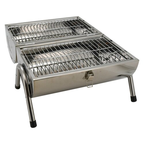 Cattara Grill podróżny na węgiel drzewny Double, 42 x 38 x 26 cm