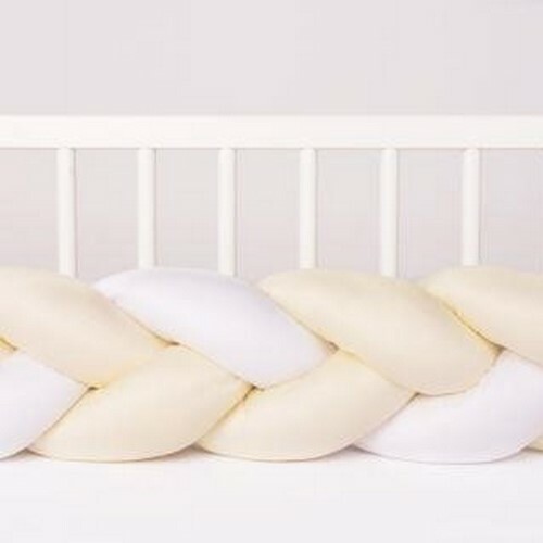 Rácsvédő kiságyba, sárga, 200 cm termék 2. képe