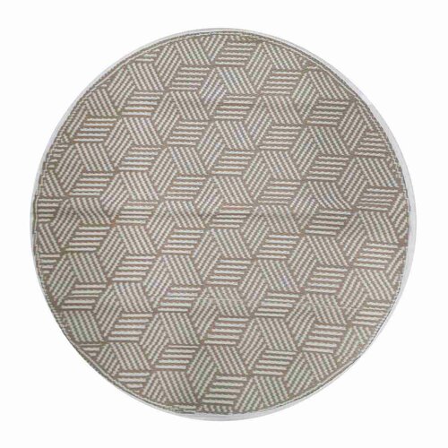 Covor de exterior Luz bej, 120 cm