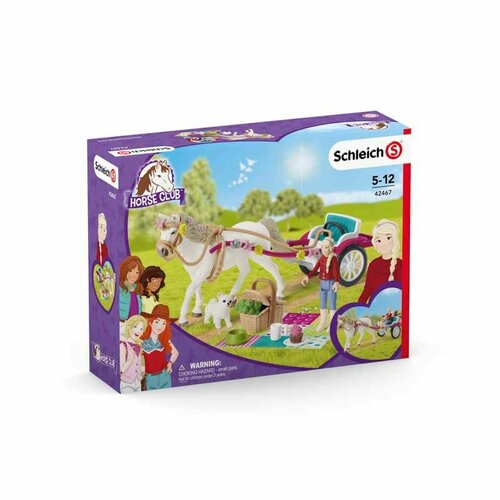 Schleich 42467 Kočár za konjsko predstavo, 24,5 x19 x 6,6 cm