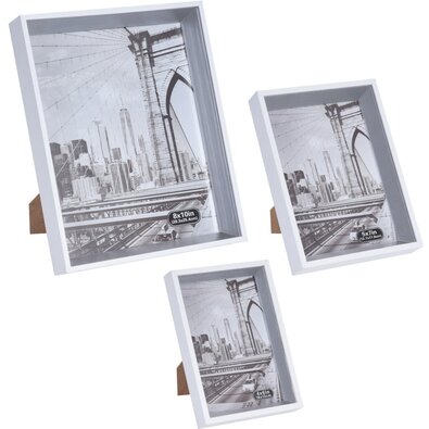 Набір фоторамок Berlin, 3 шт., сріблястий