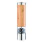 Kitchisimo Elektrický mlynček na soľ a korenie, 21,5 cm, bambus