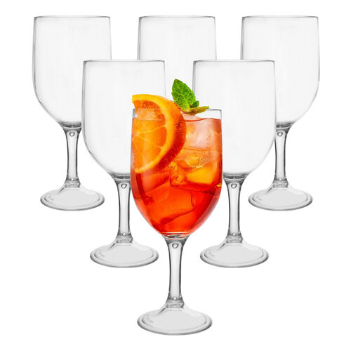 Orion Set of plastic wine glasses PIKNIK 0,35 l, 6kos