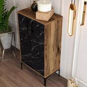 Szafka na buty Prag Walnut and Black Marble