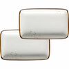 Mäser 2-delni set pladnjev Pintar Bele rjave pike21 x 13 x 3 cm
