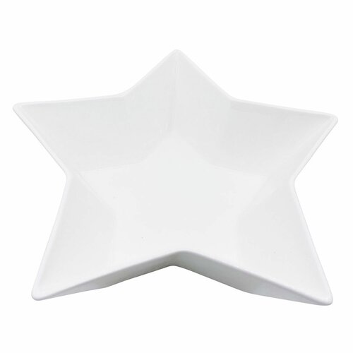 Altom Porzellanschale Star , 26 x 24,5 x 7,5 cm, weiß