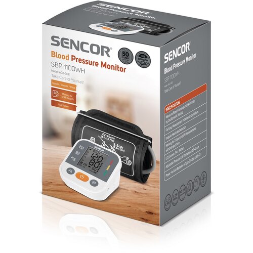 Ciśnieniomierz cyfrowy Sencor SBP 1100WH