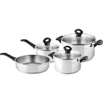 Lamart LT1110 7-teiliges Kochgeschirr-Set aus Edelstahl Perfect