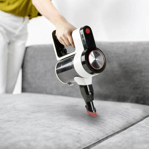 DOMO DO242SV tyčový aku vysávač 2v1, červená