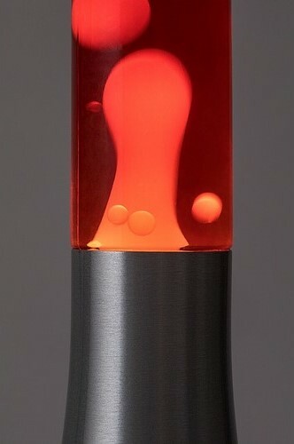 Rabalux 76025 dekoratívna lávová stolná LED lampa Poppilol, červeno-žltá