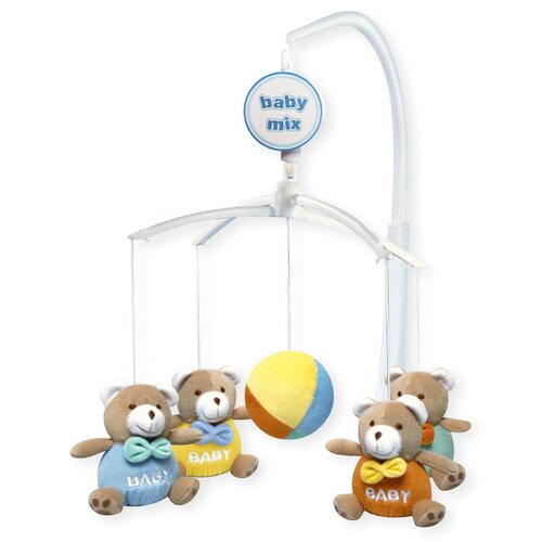 Baby Mix Vrtiljak nad otroško posteljico MedvedkiBaby, premer 36 cm