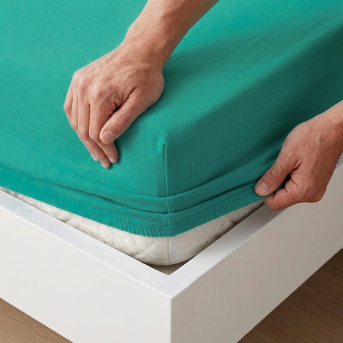 4Home Ideál jersey lepedő zöld türkiz, 90 x 200 cm