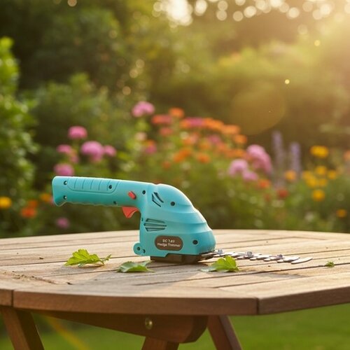 Akumulátorové zahradní nůžky 2v1, 7,4 V