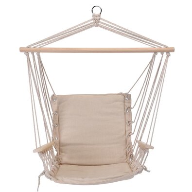 Visoki viseči stol Comfortable, bež, 100 x 53 cm