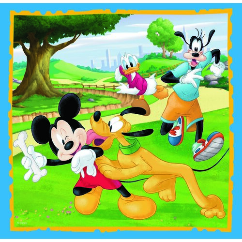 Puzzle Trefl „Myszka Miki i przyjaciele”, 3 szt.