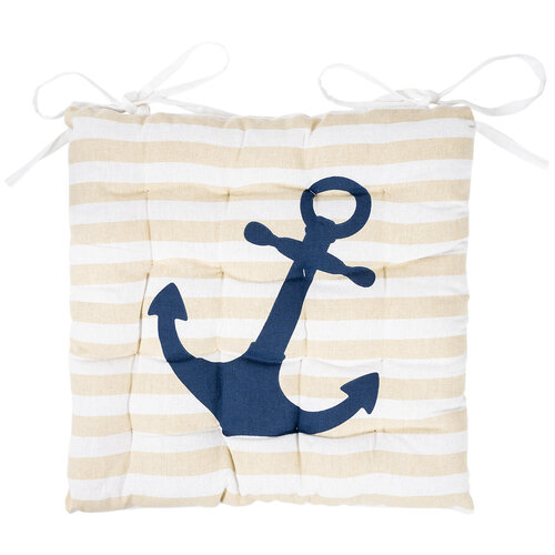 Sitzkissen Anker Beige, 40 x 40 cm