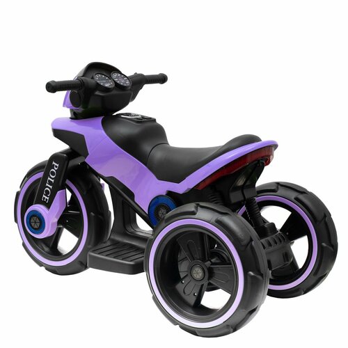 Motocicletă electrică Baby Mix Baby Police, mov