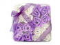 Dekoratívne mydlovej kvety fialové