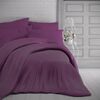 Lenjerie pat satin Stripe purpurie, 220 x 200 cm, 2 buc. 70 x 90 cm