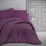 Pościel satynowa Stripe purpurowy, 220 x 200 cm, 2 szt. 70 x 90 cm