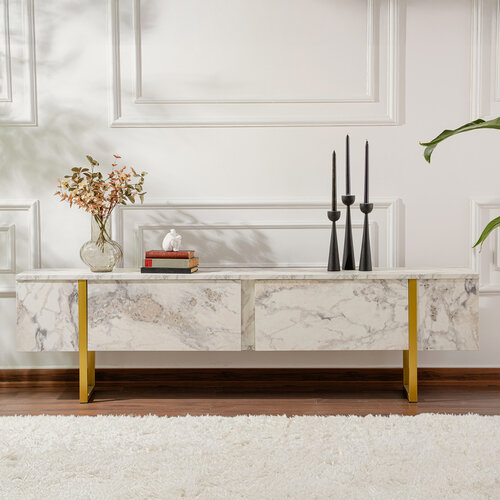 TV-Lowboard Serenity Gold